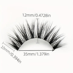 Natural Style False Eyelashes for Daily Wear - 1 Pair