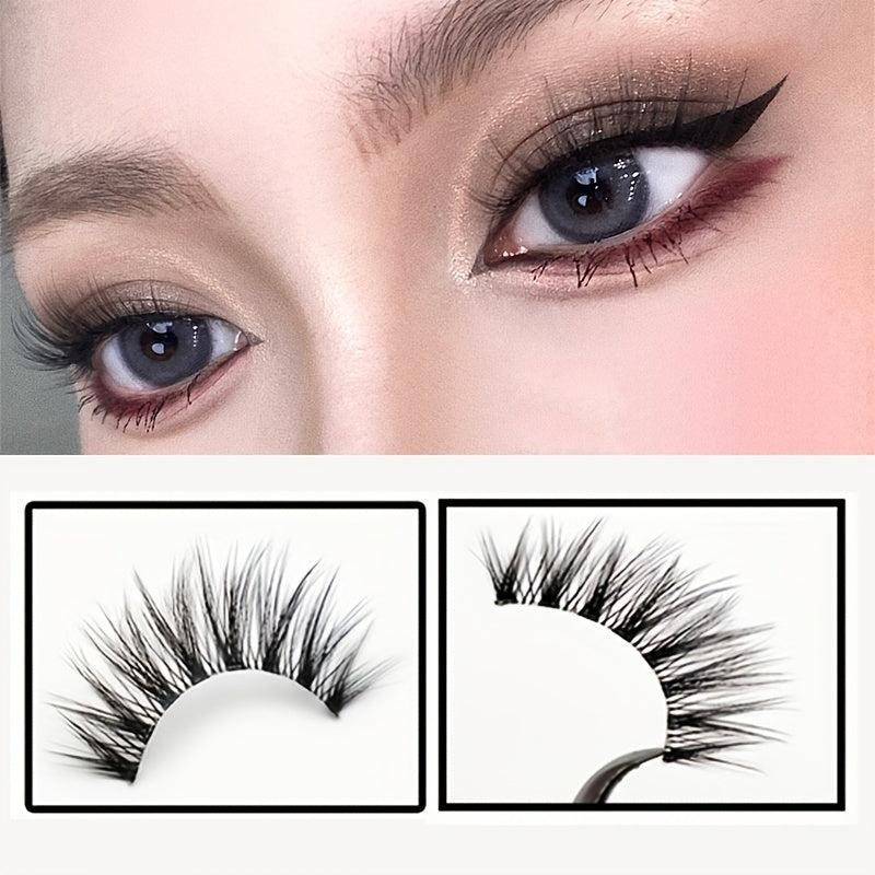 Natural Style False Eyelashes for Daily Wear - 1 Pair