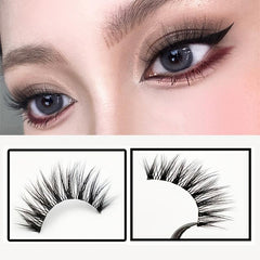 Natural Style False Eyelashes for Daily Wear - 1 Pair