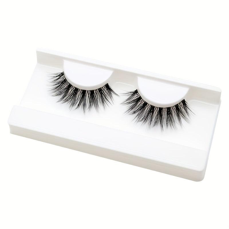 Natural Style False Eyelashes for Daily Wear - 1 Pair