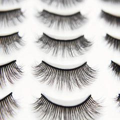 20 Pairs 3D Mink Lashes Layer Thick Crisscross Curly False Eyelashes