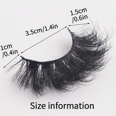 5 Pairs Mink Fluffy False Eyelashes Natural Look Faux Mink Lashes