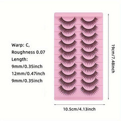Eyelashes Fairy Strip Lashes Natural Wispy Fluffy Long Lasting
