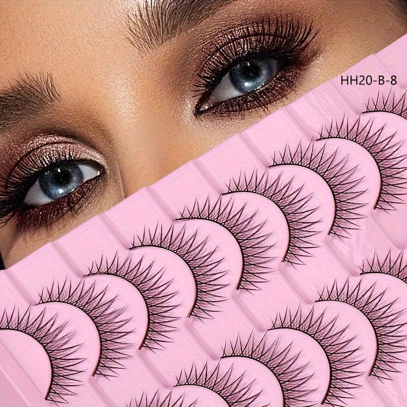 Eyelashes Fairy Strip Lashes Natural Wispy Fluffy Long Lasting