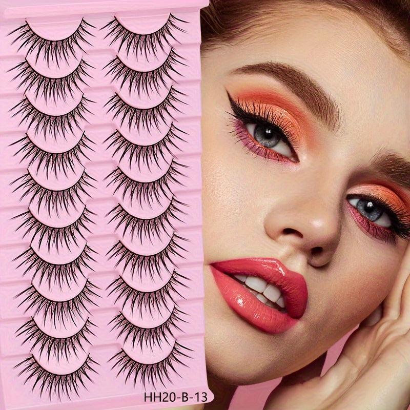 Eyelashes Fairy Strip Lashes Natural Wispy Fluffy Long Lasting