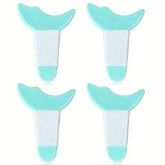 4 Pcs Mascara Eyelash Guard Applicator Double Head Tool Silicone Reusable