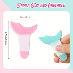 4 Pcs Mascara Eyelash Guard Applicator Double Head Tool Silicone Reusable