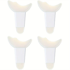 4 Pcs Mascara Eyelash Guard Applicator Double Head Tool Silicone Reusable