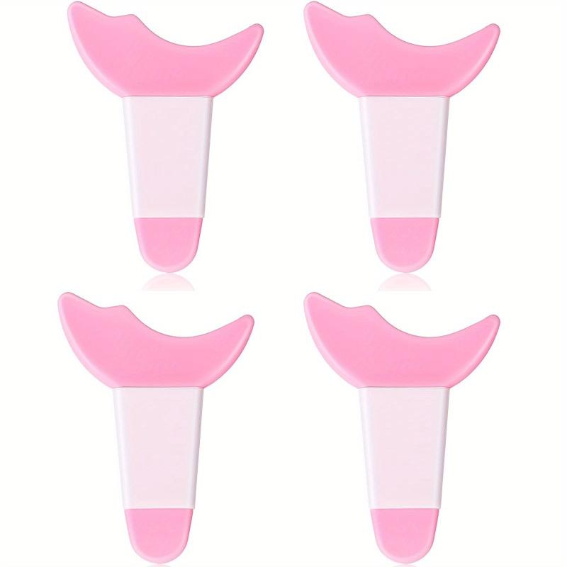 4 Pcs Mascara Eyelash Guard Applicator Double Head Tool Silicone Reusable