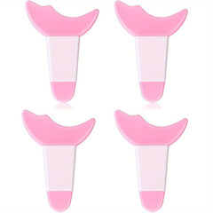 4 Pcs Mascara Eyelash Guard Applicator Double Head Tool Silicone Reusable