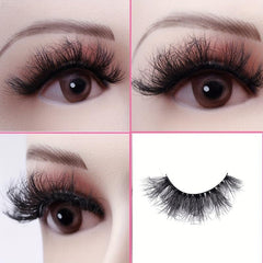 Mink Fluffy Eyelashes Natural Look Pack 5 Pairs