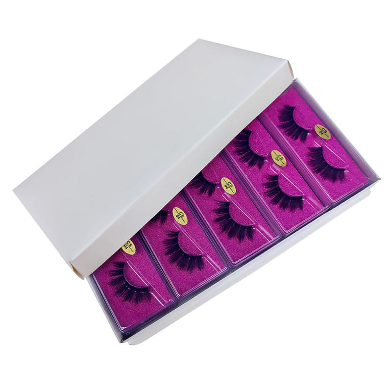 20 Pairs 3D Mink Lashes Fluffy Curly False Eyelashes Makeup Party Use
