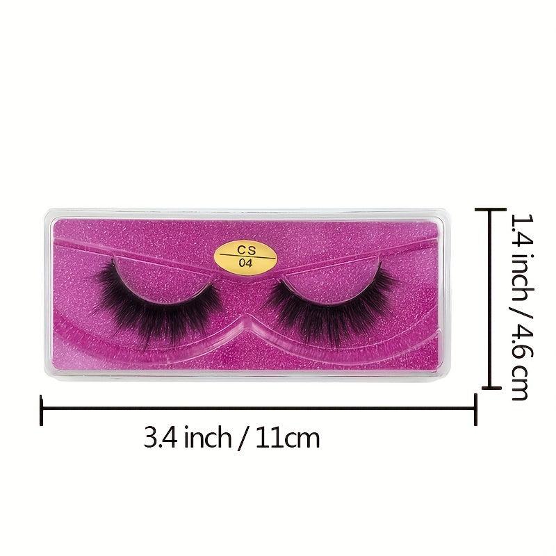 20 Pairs 3D Mink Lashes Fluffy Curly False Eyelashes Makeup Party Use