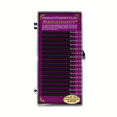 16 Rows Eyelash Extension Individual False Eyelashes Natural 0.07mm Thickness