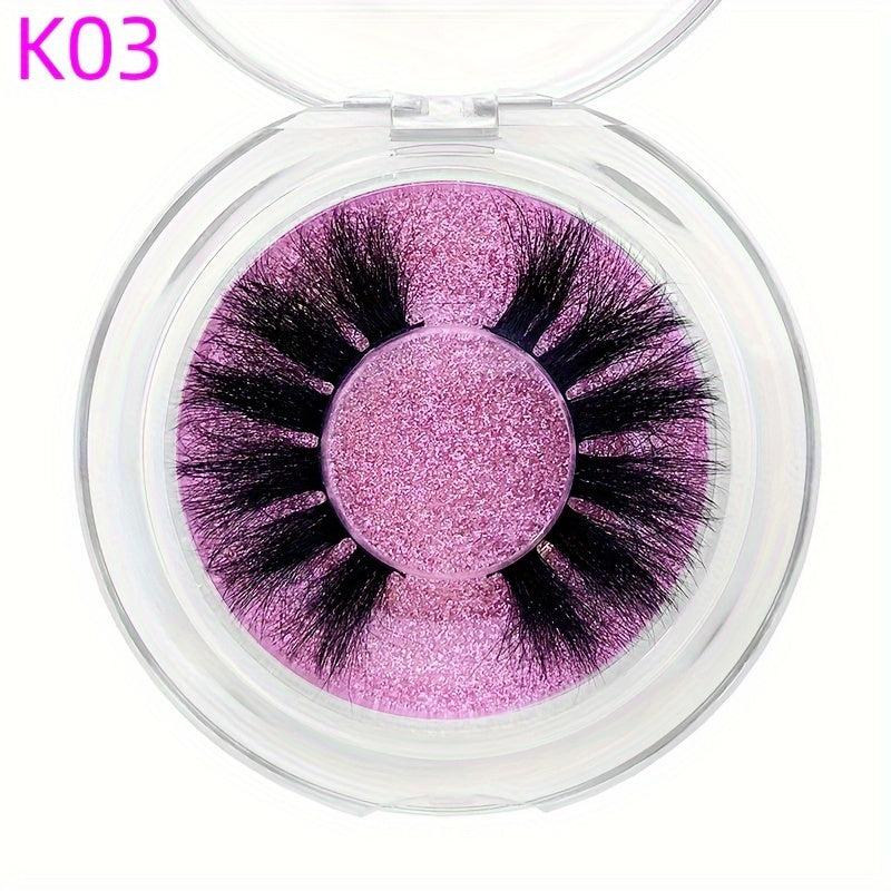 5 Boxes Mix Style False Eyelashes Faux Mink Eyelashes Fluffy False Eyelashes