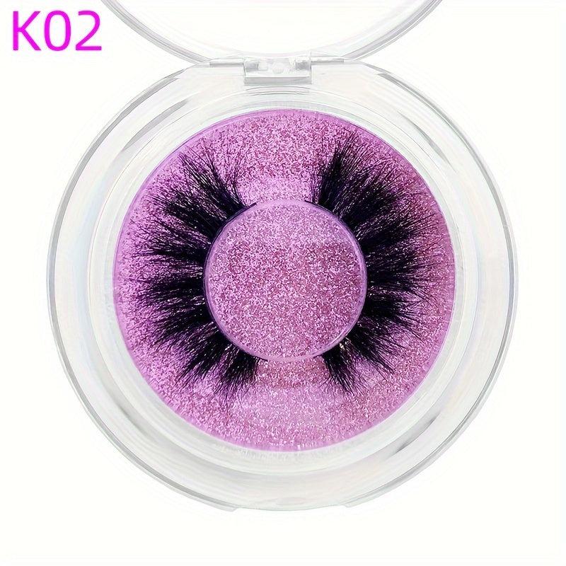 5 Boxes Mix Style False Eyelashes Faux Mink Eyelashes Fluffy False Eyelashes