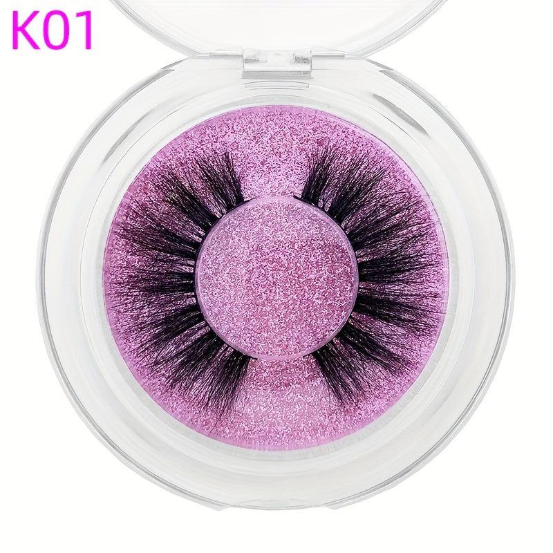 5 Boxes Mix Style False Eyelashes Faux Mink Eyelashes Fluffy False Eyelashes