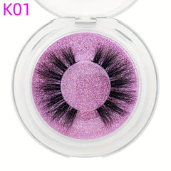 5 Boxes Mix Style False Eyelashes Faux Mink Eyelashes Fluffy False Eyelashes