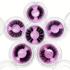 5 Boxes Mix Style False Eyelashes Faux Mink Eyelashes Fluffy False Eyelashes