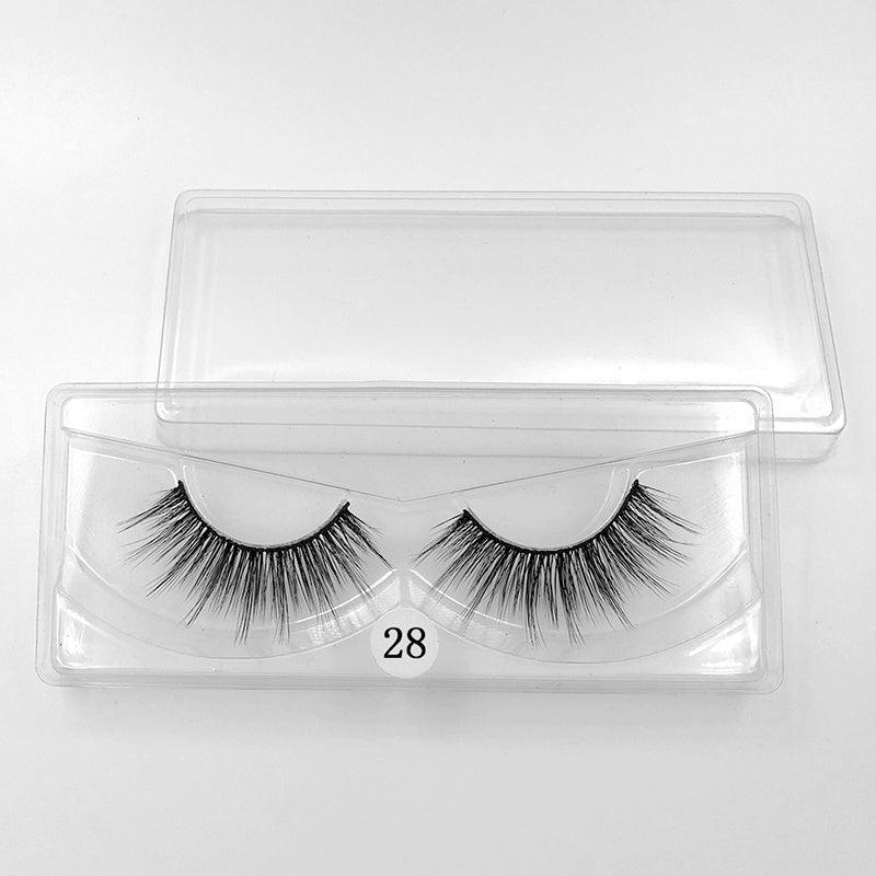 10 Pairs 6D Natural Mink Eyelashes Makeup Set