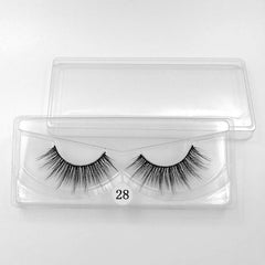 10 Pairs 6D Natural Mink Eyelashes Makeup Set