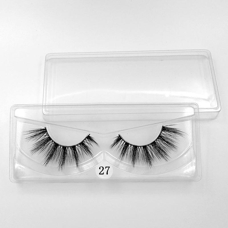 10 Pairs 6D Natural Mink Eyelashes Makeup Set