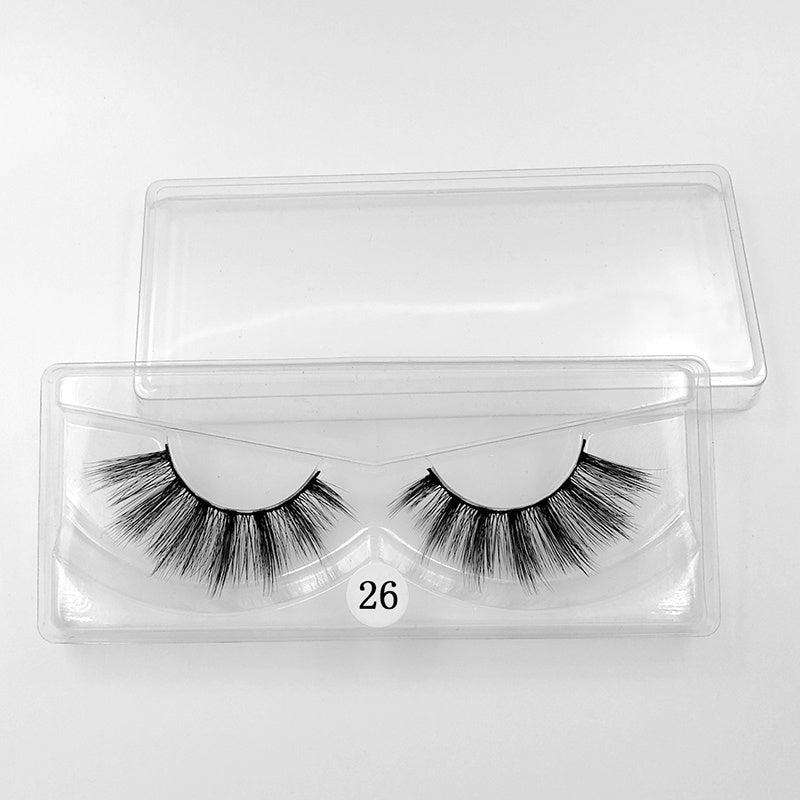 10 Pairs 6D Natural Mink Eyelashes Makeup Set