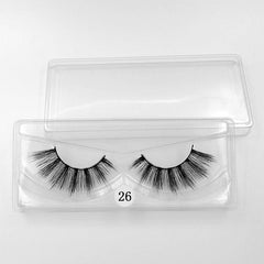 10 Pairs 6D Natural Mink Eyelashes Makeup Set