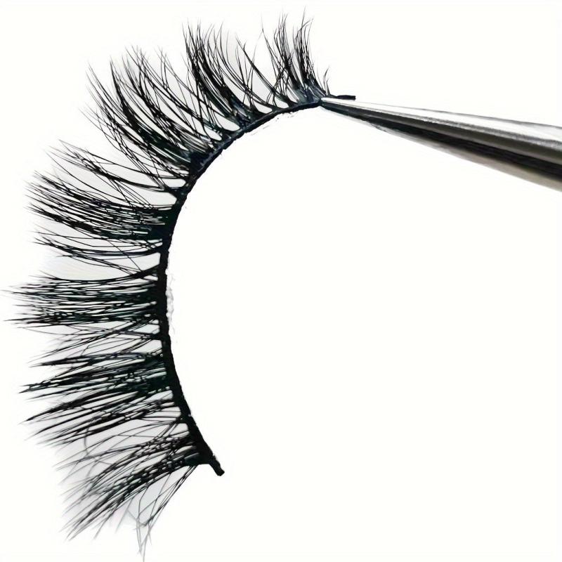10 Pairs Fluffy False Eyelashes Natural Look Volume Thick Curly Lashes Extension