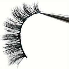 10 Pairs Fluffy False Eyelashes Natural Look Volume Thick Curly Lashes Extension
