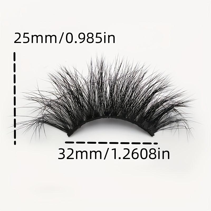 Wild Style Messy False Eyelashes Thick Long Curling Realistic Daily Wear Women