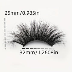 Wild Style Messy False Eyelashes Thick Long Curling Realistic Daily Wear Women