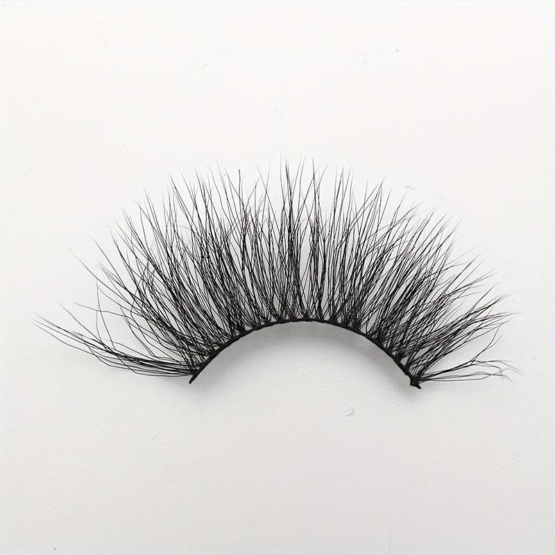 Wild Style Messy False Eyelashes Thick Long Curling Realistic Daily Wear Women