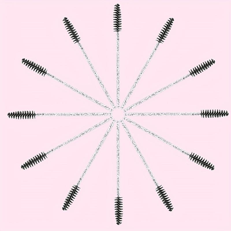 100pcs Transparent Eyelash Extension Brushes