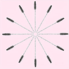 100pcs Transparent Eyelash Extension Brushes