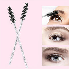 100pcs Transparent Eyelash Extension Brushes