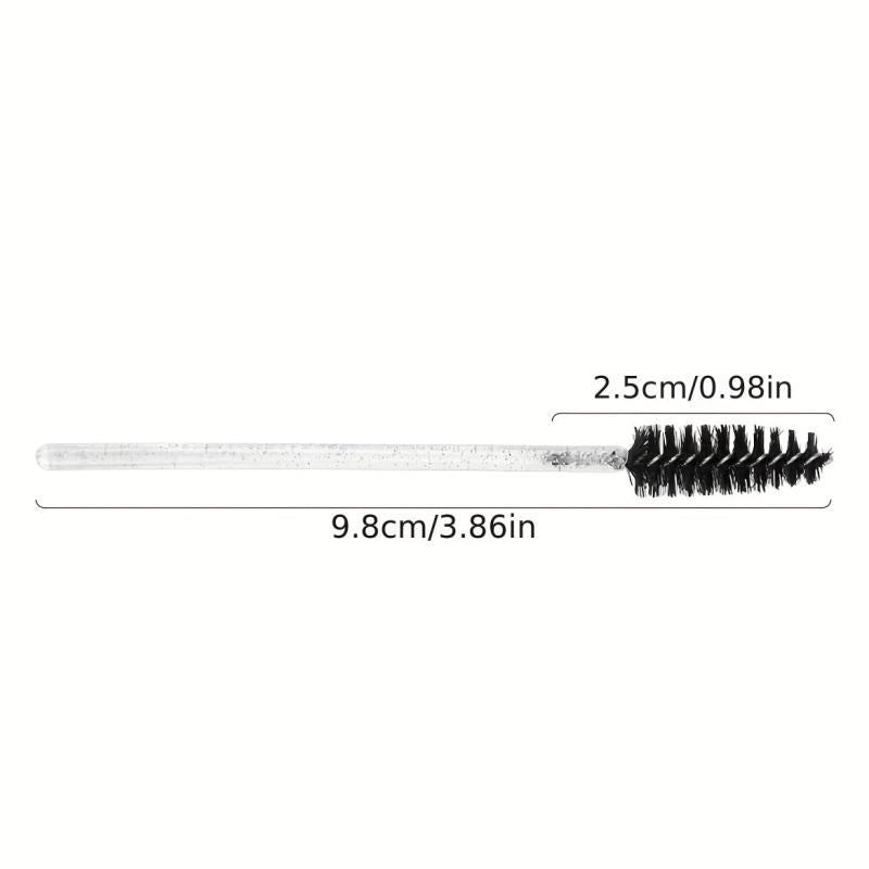 100pcs Transparent Eyelash Extension Brushes