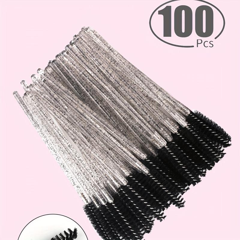 100pcs Transparent Eyelash Extension Brushes