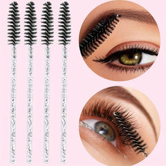 100pcs Transparent Eyelash Extension Brushes