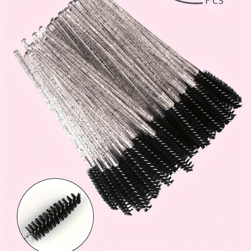 100pcs Transparent Eyelash Extension Brushes
