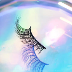 7 Pairs 5D Half Lashes Cat Eye Lashes Wispy Long Crisscross Style Manga Lashes