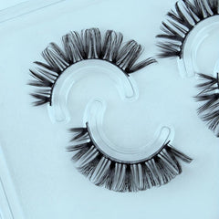 6 Pairs 4D Curly False Eyelashes Natural Look Makeup Lashes Extension