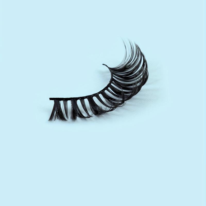 6 Pairs 4D Curly False Eyelashes Natural Look Makeup Lashes Extension