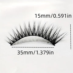 5 Pairs Thick Curling False Eyelashes for Women
