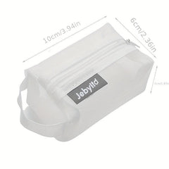 3pcs Portable Mesh Storage Bags Cosmetic Toiletry Bag for Daily & Travel