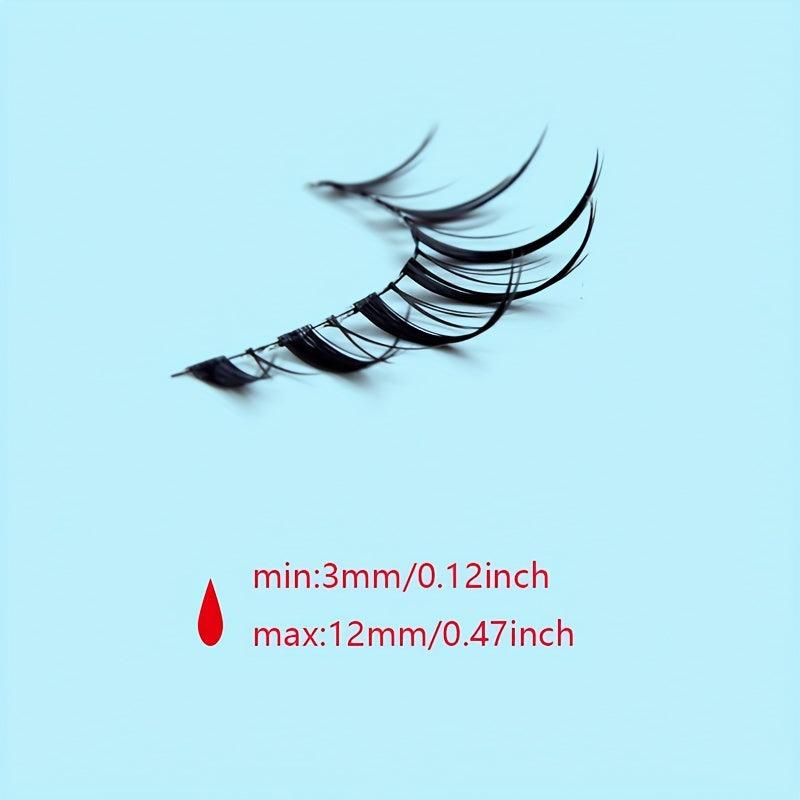 5 Pairs 3D Japanese Style Eyelashes for Cosplay & Natural Look
