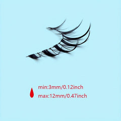 5 Pairs 3D Japanese Style Eyelashes for Cosplay & Natural Look
