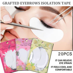 20 Pcs Eyelash Pads Lint Eye Patches for Extensions