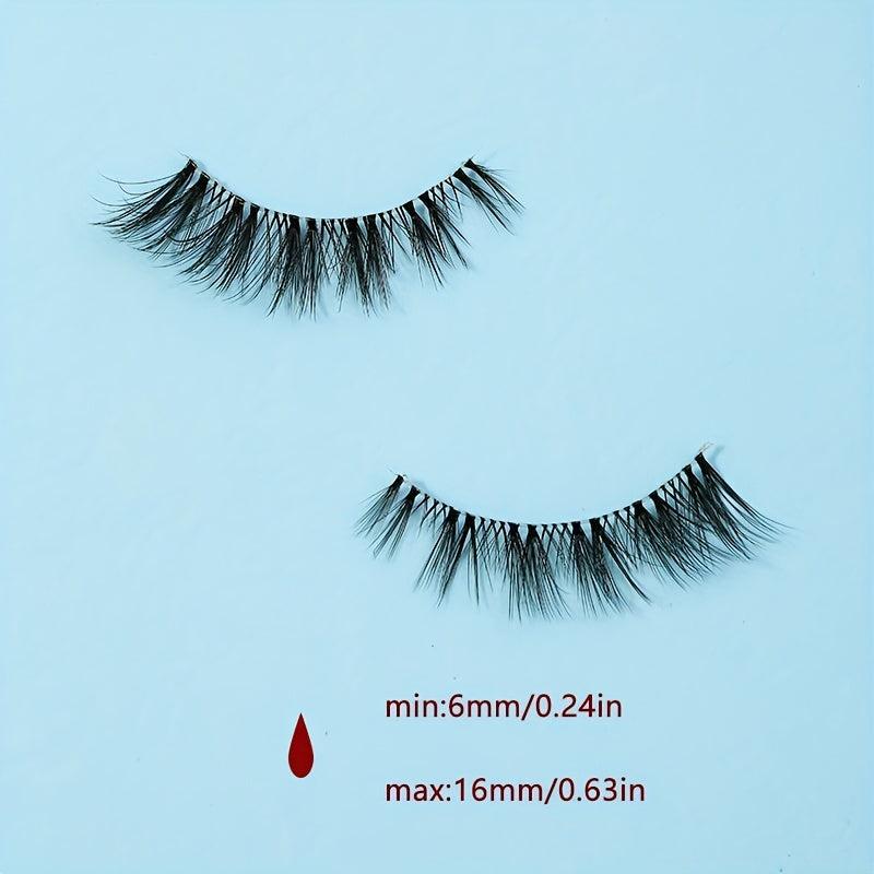 Crisscross False Lashes Natural Look Makeup Eyelashes
