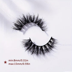 7 Pairs Fluffy Wispy 15MM False Eyelashes Pack E